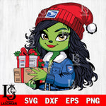 Grinch Girl USPS Svg Eps Dxf Png File,Christmas File Cut ,Digital Download ,Instant Download, Cricut File