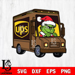 Grinch UPS Truck Svg Eps Dxf Png File,Christmas File Cut ,Digital Download ,Instant Download, Cricut File