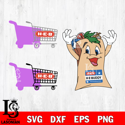 HEB Buddy SVG DXF EPS PNG FILE, File Cut, Digital Download,Instant Download, Silhouette