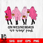 On wednesday we wears pink SVG DXF EPS PNG file, Digital Download , Instant Download