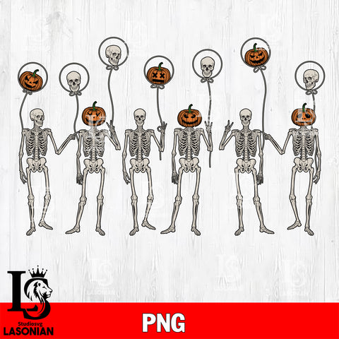 Dancing Skeletons Halloween PNG file, Digital Download , Instant Download