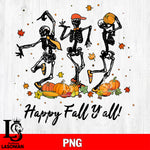 Dancing Skeletons Halloween PNG file, Digital Download , Instant Download