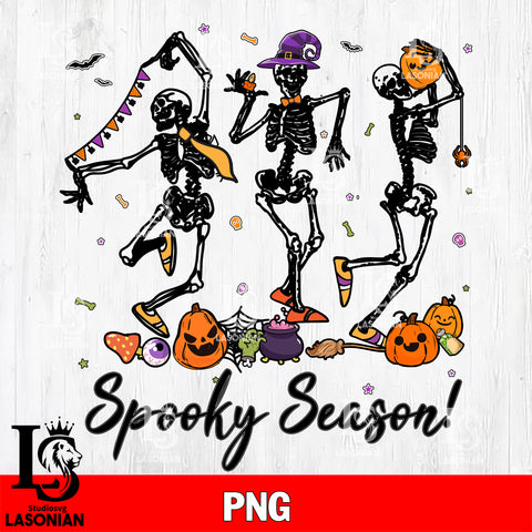 Dancing Skeletons Halloween PNG file, Digital Download , Instant Download