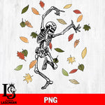 Dancing Skeletons Halloween PNG file, Digital Download , Instant Download