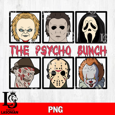 The pyscho bunch PNG file, Digital Download , Instant Download