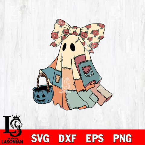 Halloween Blue Denim Ghost SVG DXF EPS PNG FILE,Halloween File Cut,Disney Digital Download,Instant Download, Silhouette