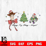Happy toystory liday SVG DXF EPS PNG FILE,Christmas SVG, Disney Digital Download,Instant Download, Silhouette
