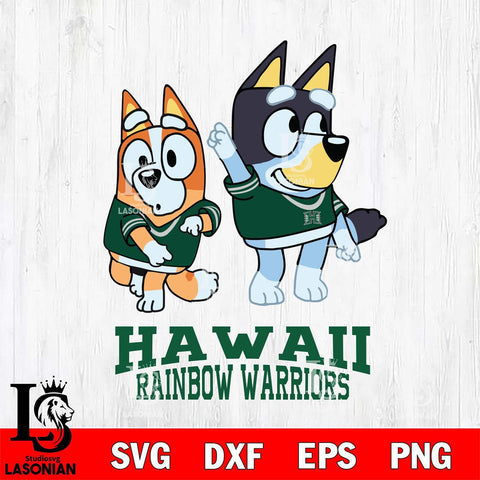 Hawaii Rainbow Warriors Bluey Chilli Mode Dance Svg Eps Dxf Png File, Digital Download, Instant Download