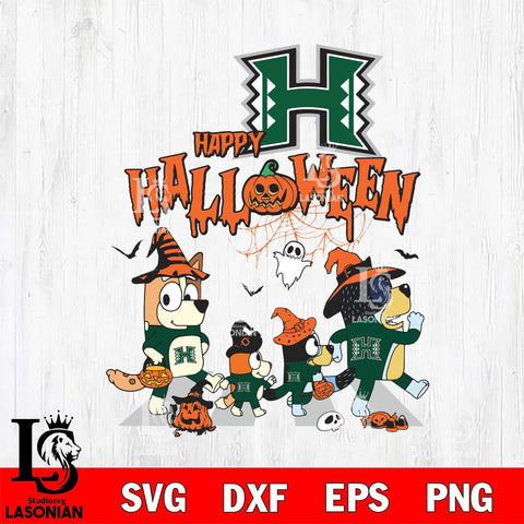 Hawaii Rainbow Warriors Bluey Halloween Family Svg Eps Dxf Png File, Digital Download, Instant Download
