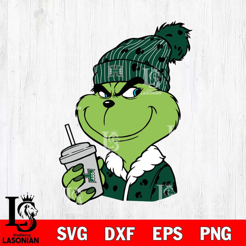 Hawaii Rainbow Warriors Boujee Grinch 3 Svg Eps Dxf Png File, Digital Download, Instant Download