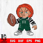 Hawaii Rainbow Warriors Chucky Horror 12 Svg Eps Dxf Png File, NCAA svg, Digital Download, Instant Download