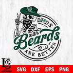 Hawaii Rainbow Warriors Dad With Beard Are Better Svg Eps Dxf Png File, Digital Download, Instant Download