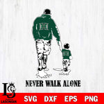 Hawaii Rainbow Warriors Fathers Day Never Walk Alone Svg Eps Dxf Png File, Digital Download, Instant Download
