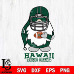 Hawaii Rainbow Warriors Gnomes Christmas Svg Eps Dxf Png File, Digital Download, Instant Download