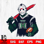 Hawaii Rainbow Warriors Jason Voorhees Horror 11 Svg Eps Dxf Png File, NCAA svg, Digital Download, Instant Download