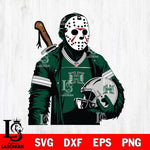 Hawaii Rainbow Warriors Jason Voorhees Horror 2 Svg Eps Dxf Png File, NCAA svg, Digital Download, Instant Download
