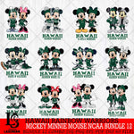 Hawaii Rainbow Warriors Mickey Minnie Mouse NCAA Bundle 12 Svg Eps Dxf Png File, Bundle NCAA svg , File Cut , Digital Download , Instant Download, Cut Svg Files