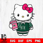 Hawaii Rainbow Warriors Pretty Hello Kitty Svg Eps Dxf Png File, Digital Download, Instant Download