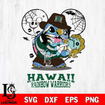 Hawaii Rainbow Warriors Stitch Freddy Krueger Halloween Svg Eps Dxf Png File, Digital Download, Instant Download