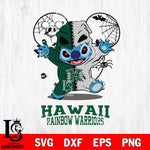 Hawaii Rainbow Warriors Stitch Horror Halloween 2 Svg Eps Dxf Png File, Digital Download, Instant Download