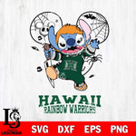 Hawaii Rainbow Warriors Stitch Michael Halloween Svg Eps Dxf Png File, Digital Download, Instant Download