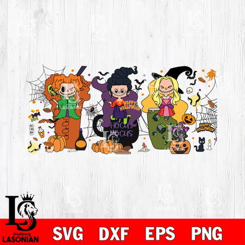 Hocus pocus witches coffe SVG DXF EPS PNG FILE,Halloween File Cut, NCAA Digital Download,Instant Download,Christmas Silhouette