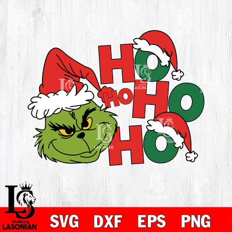Hohoho Grinch svg, Grinchy svg Svg Eps Dxf Png File,Christmas Svg Files,Digital Download ,Instant Download