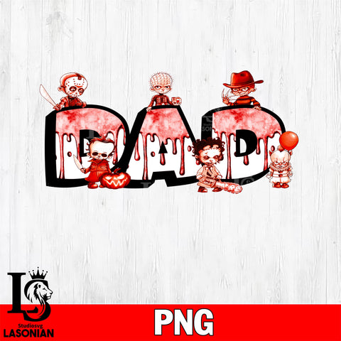 Horror Movies Dad png file, Digital Download, Instant Download