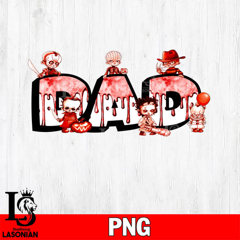 Horror Movies Dad png file, Digital Download, Instant Download