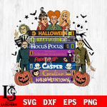Horror Icons Standing With VHS Tapes SVG DXF EPS PNG FILE,Halloween File Cut, NCAA Digital Download,Instant Download,Christmas Silhouette