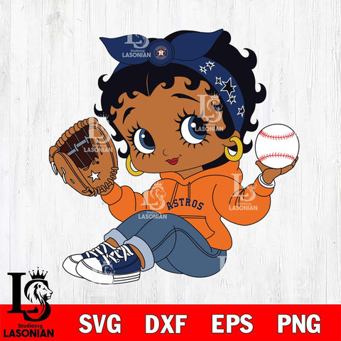 Houston Astros Betty Boop MLB Svg Eps Dxf Png File,MLB svg, Digital Download, Instant Download