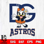 Houston Astros Dolce And Gabbana Daisy Duck Disney Svg Eps Dxf Png File, Digital Download, Instant Download