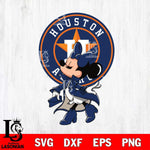 Houston Astros Glamorous Minnie Svg Eps Dxf Png File, Digital Download, Instant Download