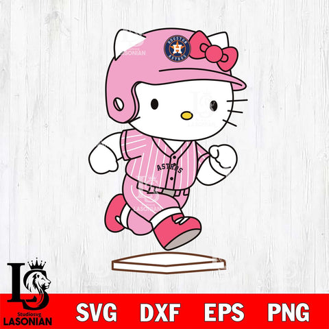 Houston Astros Hello Kitty slide base SVG DXF EPS PNG FILE, MLB File Cut,Hello Kitty Digital Download,Instant Download, Silhouette