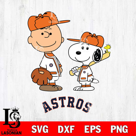Houston Astros Peanuts Sport Svg Eps Dxf Png File, MLB File Cut,Digital Download,Instant Download,MLB Svg Files