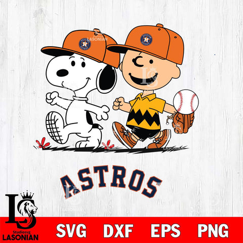 Houston Astros Peanuts Sport walk Svg Eps Dxf Png File, MLB File Cut,Digital Download,Instant Download,MLB Svg Files