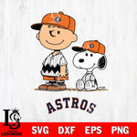 Houston Astros Snoopy and Charlie brown Smile Sport Svg Eps Dxf Png File, MLB File Cut,Digital Download,Instant Download,MLB Svg Files