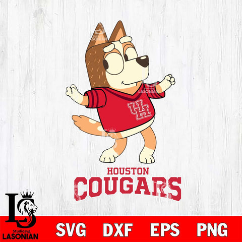 Houston Cougars Chilli Dance SVG cut file laser cut template