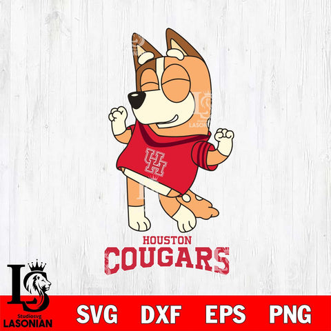 Houston Cougars Chilli Dance Sport SVG cut file for Cricut and Silhouette