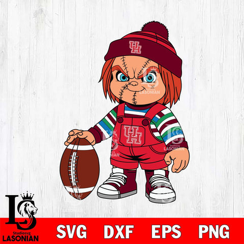 Houston Cougars Chucky Horror 6 SVG cut file printable cut design