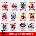 Houston Cougars Disney Rad Dad NCAA Bundle 12 SVG DXF EPS PNG FILE, BUNDLE NCAA Disney Father day File Cut,Digital Download,Instant Download,Disney Svg Files