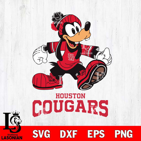 Houston Cougars Goofy Cool Sport SVG DXF EPS PNG FILE,NCAA svg ,Football Digital Download,Instant Download, Silhouette