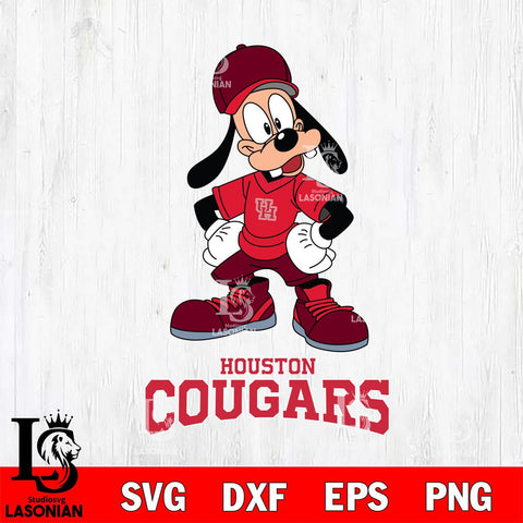 Houston Cougars Goofy Sport SVG DXF EPS PNG FILE,NCAA svg ,Football Digital Download,Instant Download, Silhouette