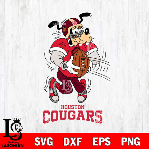 Houston Cougars Goofy Sport Football SVG DXF EPS PNG FILE,NCAA svg ,Football Digital Download,Instant Download, Silhouette