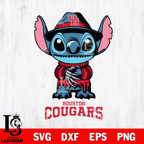 Houston Cougars Stitich Freddy Krueger Svg Eps Dxf Png File, NCAA svg, Digital Download, Instant Download