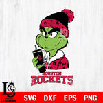 Houston Rockets Grinch Bougie Leopard Svg Eps Dxf Png File, Digital Download, Instant Download