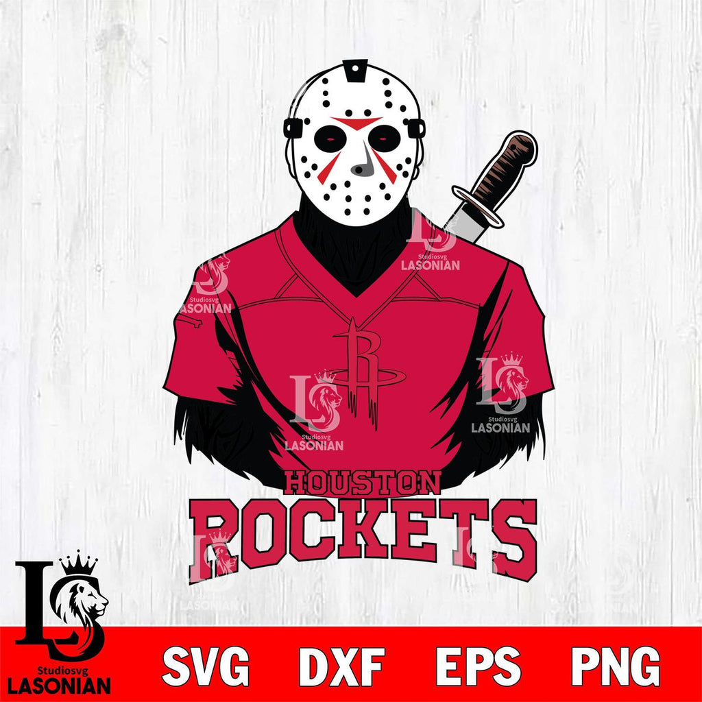 Houston Rockets Jason Voorhees Horror 4 – lasoniansvg