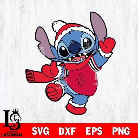 Houston Rockets Stitch Disney Christmas – lasoniansvg