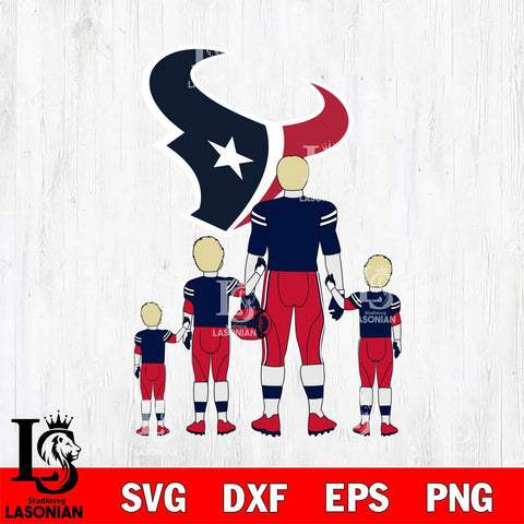 Houston Texans Best Dad Ever , father day , DAD NFL 2 Svg Eps Dxf Png File, Digital Download, Instant Download