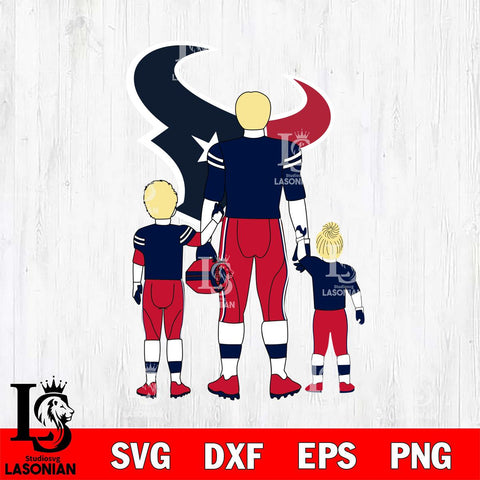 Houston Texans Best Dad Ever , father day , DAD NFL 3 Svg Eps Dxf Png File, Digital Download, Instant Download